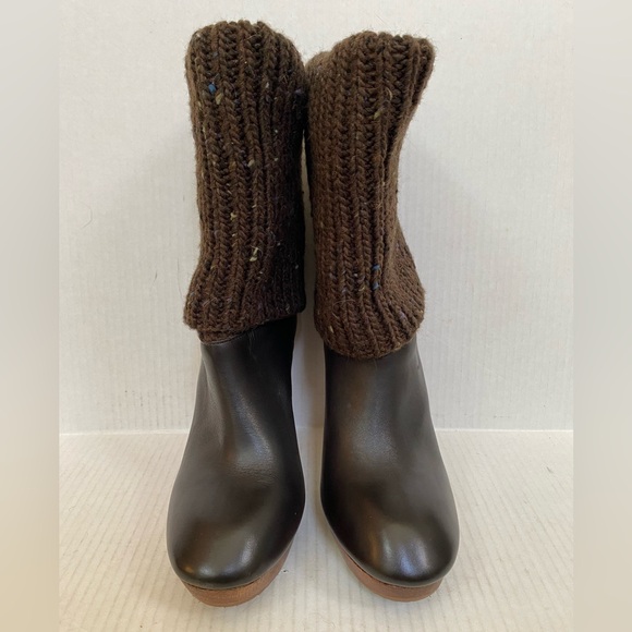 Michael Kors Daze Leather Boot in Dark Brown Size 8 - Picture 3 of 7